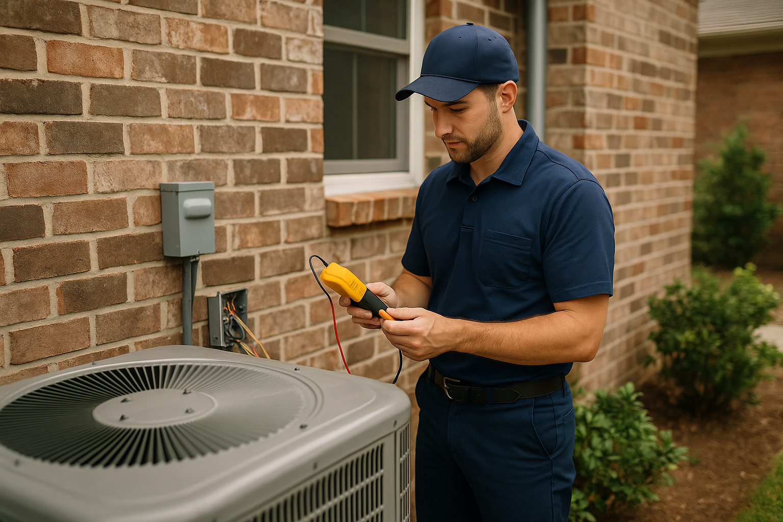 Editorial illustration depicting hvac system size 2000 sq ft east brainerd
